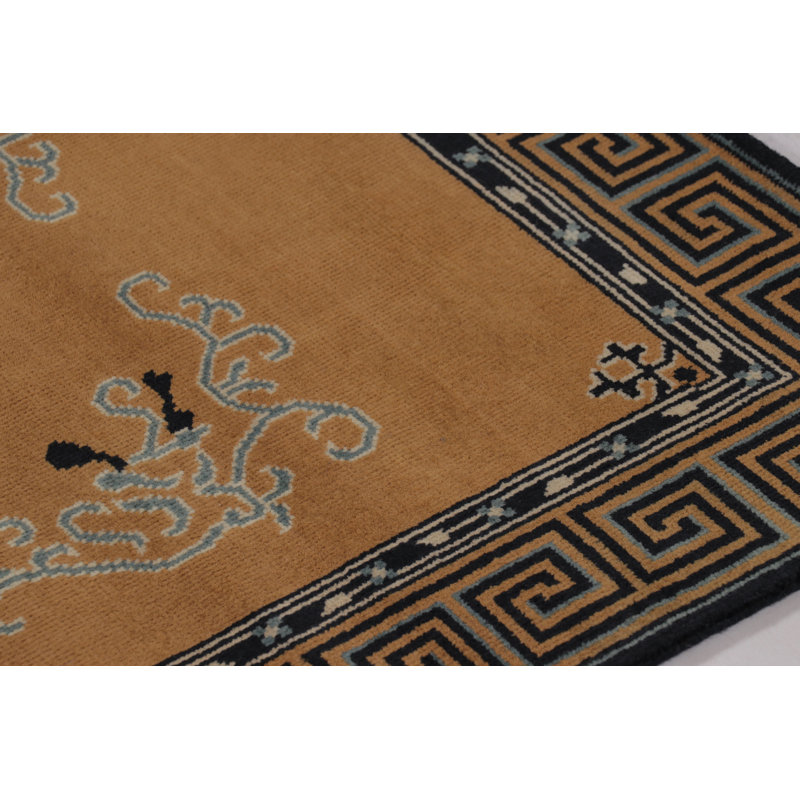 Art Deco Handmade Wool Area Rug