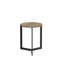 Table d'appoint ronde 19,68 po H, table d'appoint ronde avec structure en métal robuste