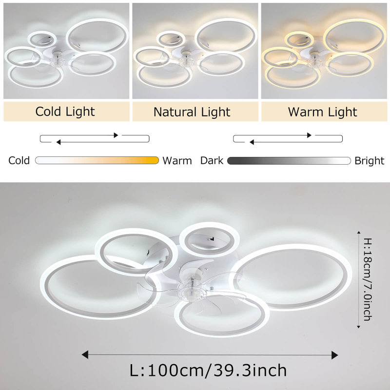 Ceiling Fan with LED Lights