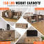 Cat Litter Box Enclosure with 4 Doors and 2 Rooms
