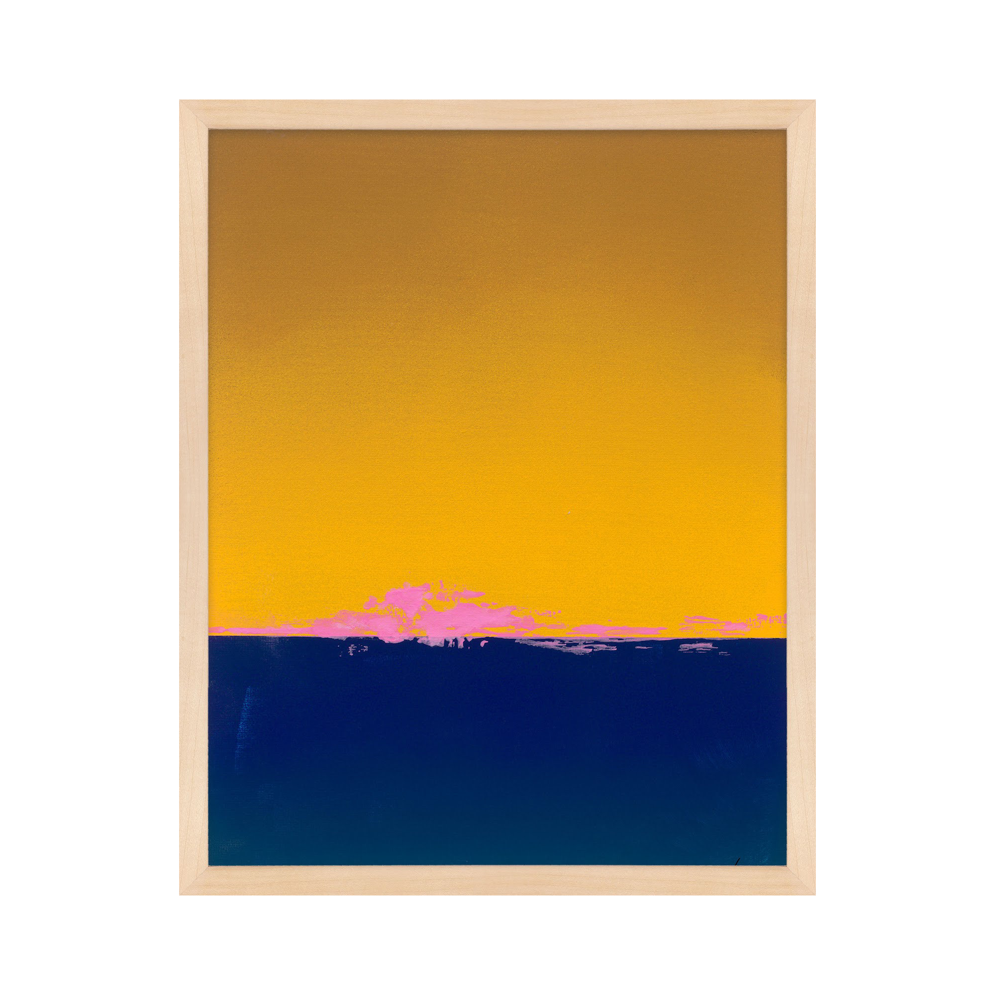 Horizon 1 by Lee Lessem, 38" H x 30" W x 1.25" D, Beige