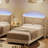 Upholstered Velvet Princess Twin Bed Frame with Wingback, Bookcase Headboard & LED Lights for Kids Boys Girls, Noise-Free, No Box Spring Needed, Easy Assembly, 2 PCS, Beige-828197065