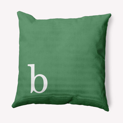 Modern Monogram Decorative Throw Pillow Square