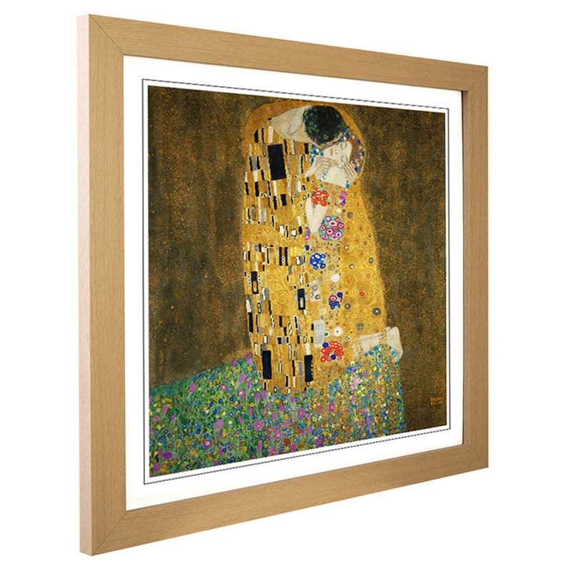 Gustav Klimt - Single Picture Frame Painting, Oak