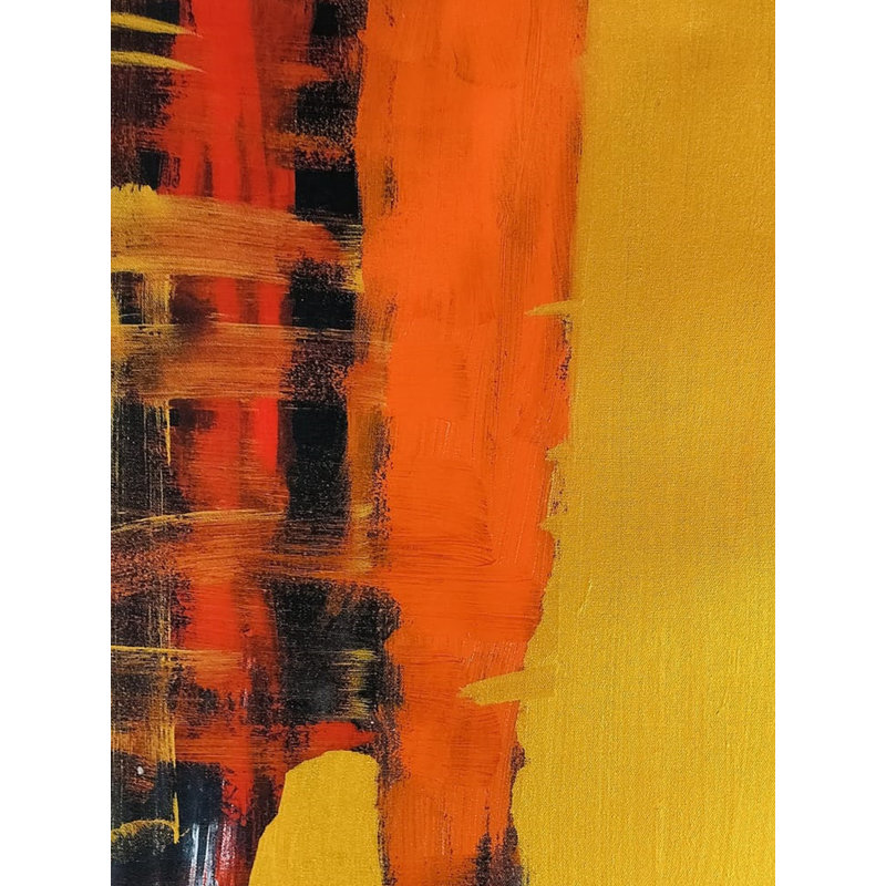 Flames Of Fire | Acrylic On Cotton Canvas | By Soham Das