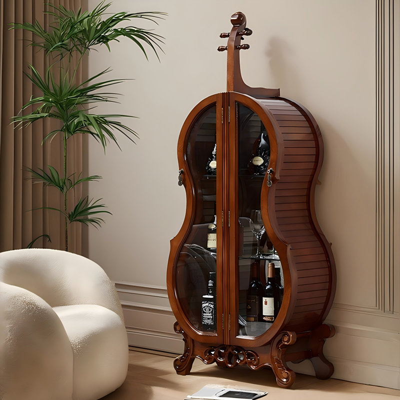 Armoire à vin 62,99 "H, Brun