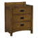 3-drawer Solid Wood Nightstand with USB Chargers