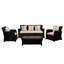 Mcdaniels Wicker 5 - Person Patio Conversation Set with Cushions