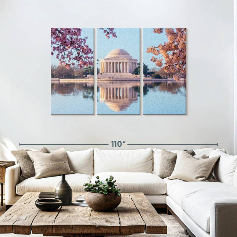 Historic Jefferson Memorial, 48" H x 74" W