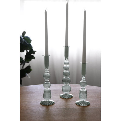 Glass Candlestick