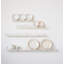 4 Piece Metal Floating Shelf