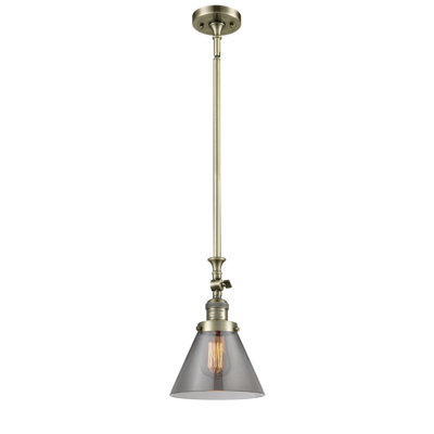 Luminaire suspendu conique à 1 lumière Harbert