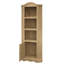 Bibliothèque de coin en bois massif H 74,02 "x l 29,06" Brannick-1609433964