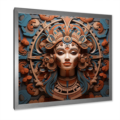 " Mesoamerican Terracotta Mask "