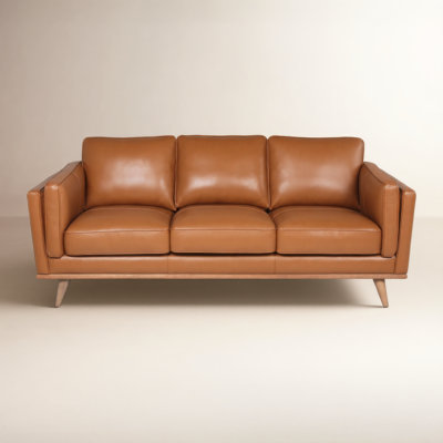 Gabon 84" Genuine Leather Sofa