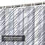 Rideau de douche abstrait abstrait à lignes noires en diagonale avec 12 crochets-846309588