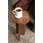 Kanna Wavy Round Mango Wood Drink Table-1888188786