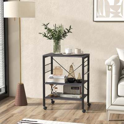 Reauna 78cm H x 60cm W Utility Cart with Wheels