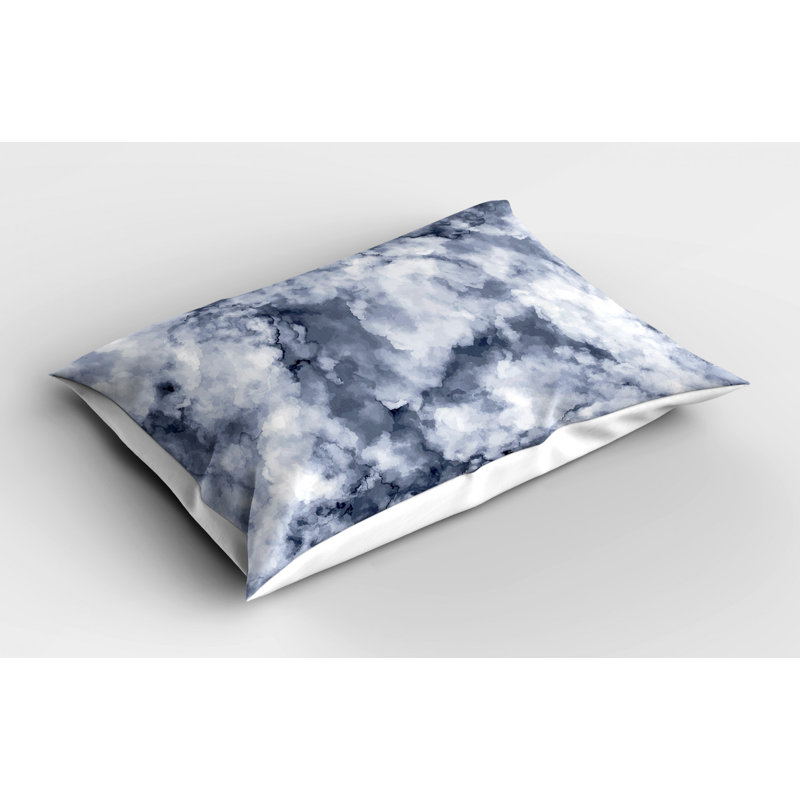 Marble Polyester Abstract Sham Set, King