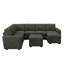 Canapé-lit modulaire avec repose-pieds Abramson   -117494733