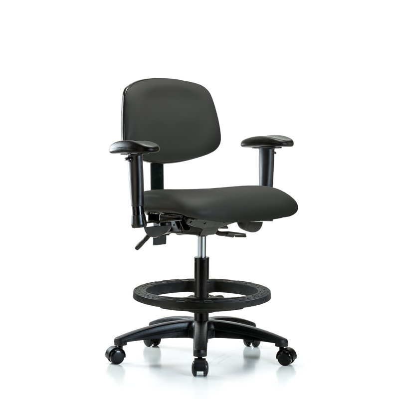 Chaise de dessin Baca, Roulettes, Anthracite, Inclus