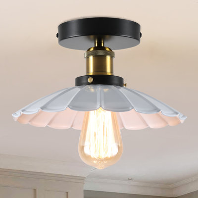 24.5Cm Industrial Aluminum Flush Mount