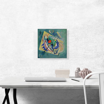 «Red Oval 1920» par Wassily Kandinsky, reproduction d'art sur toile tendue