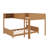 Wooden Bunk Bed With Built-In Storage Shelf & Ladder, With Slat Support, No Box Spring Needed-1237707891