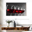 Red Wine Row sur impression sur toile-1557244399