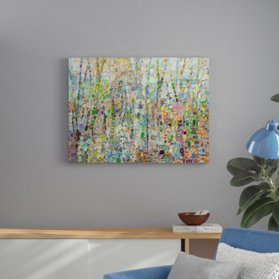 " Abstract Forest " Oil Painting