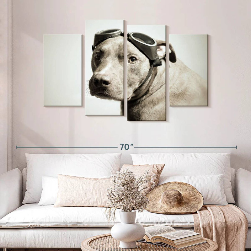 Brampt Aviator Pit Bull, 32'' H x 52'' W