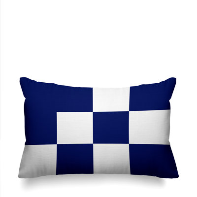 York Geometric Indoor/Outdoor Throw Pillow