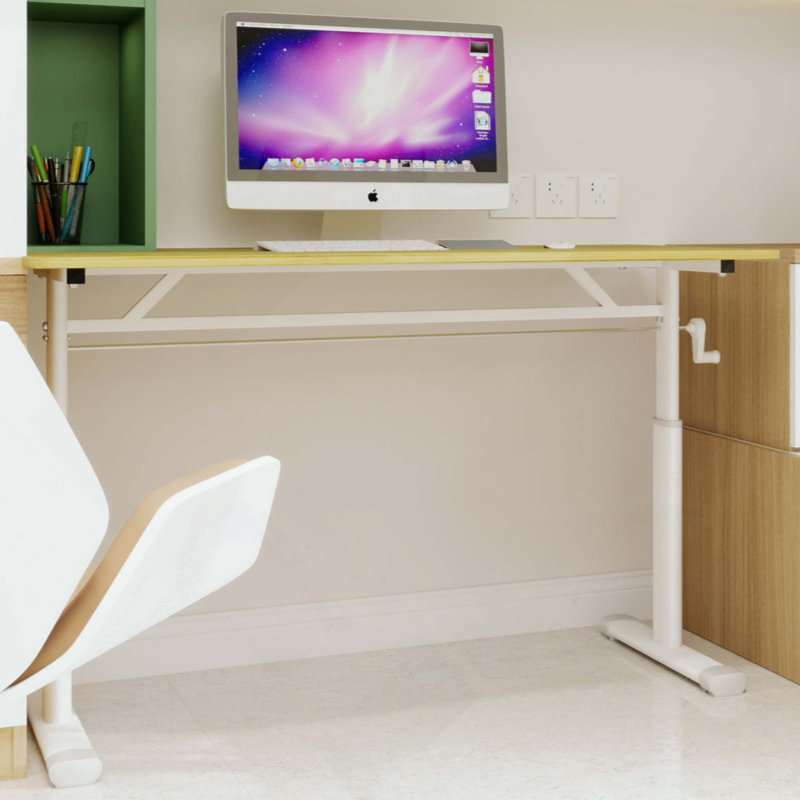Bureau d'étude réglable adapté aux enfants et aux adultes, bureau à domicile multifonctionnel réglable en hauteur, conception compacte