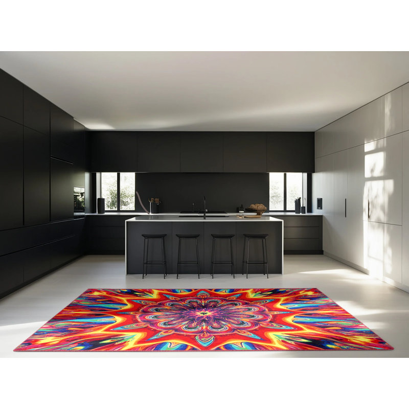 Luminous Bloom Rug, Rectangle 6' x 9'