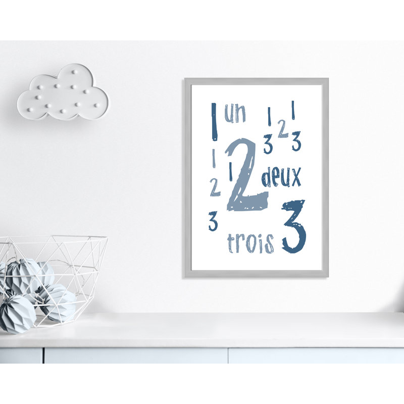 Impression sur papier français, H 34,5 po x l 24,5 po x P 0,6 po, Encadré plat argent