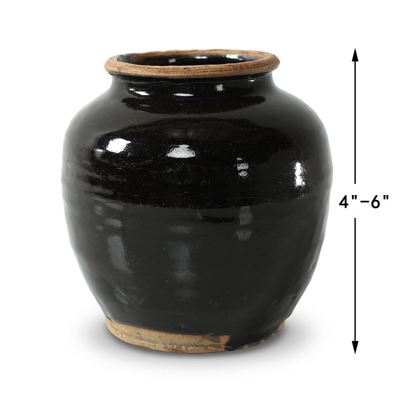 Kempinski Ceramic Pot Planter, 5" H x 6" W x 6" D