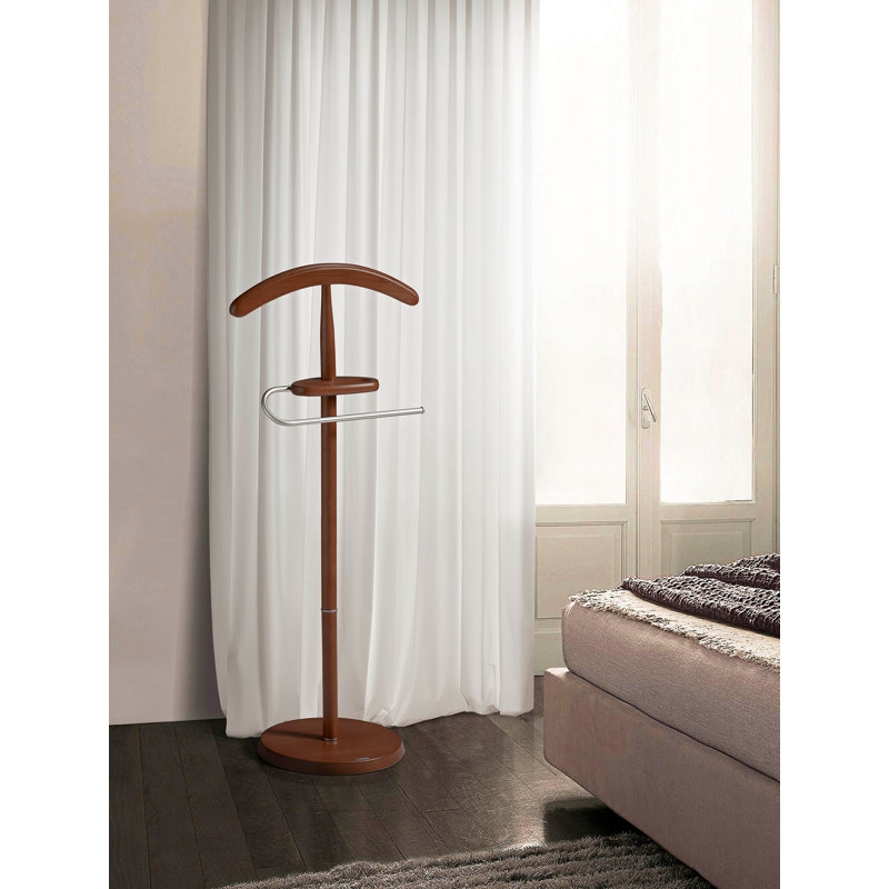 Ahlers Freestanding Valet Stand, Mogano