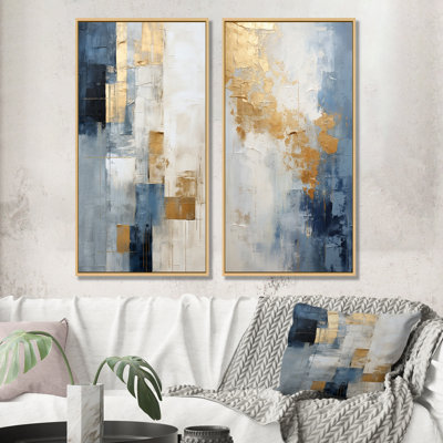 Danita - Abstract Canvas Art Print Set Of 2