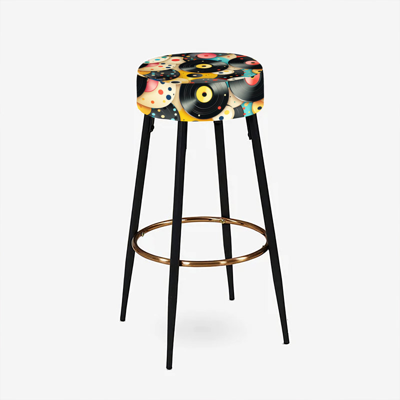 Ensemble de 2 tabourets de bar 1970s
