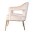 Chaise d'appoint rembourrée parfaite pour les salons modernes