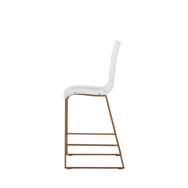 King Stool, Antique Gold, Counter Stool (24.75" Seat Height)