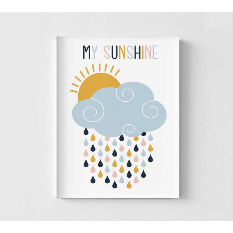 «My Sunshine» par Tamara Robinson, Boho Sun Kids Art, impression de genre neutre sur le thème du soleil, art mural de chambre de nouveau-né minimaliste, affiche pour bébé mignon