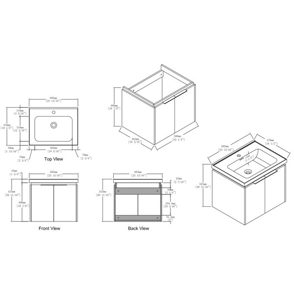 Dimensions du produit