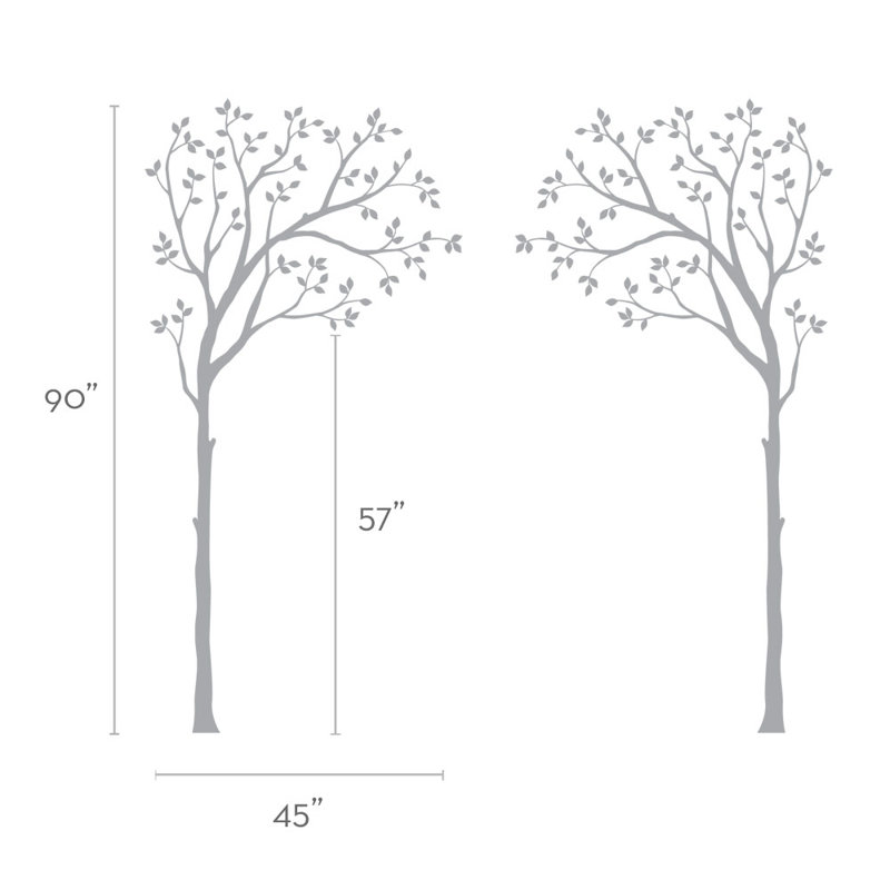 Plants & Flowers Non-Wall Damaging Accent, Gold/ Light Brown