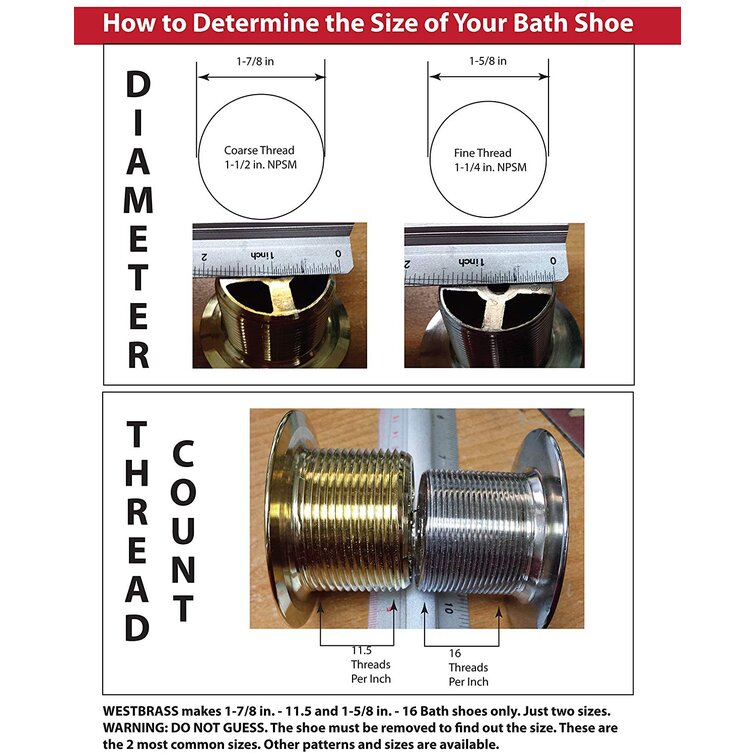 Bathtub Drain Shoe Strainer, Chrome, 1.5-In.