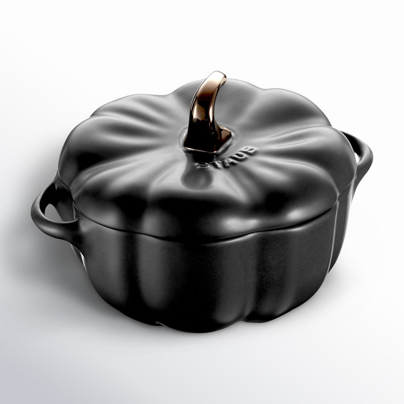 Staub Ceramic 16-oz Petite Pumpkin Cocotte