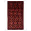 Tapis noir Royal Baluch 3 pi 5 po x 6 pi 0 po