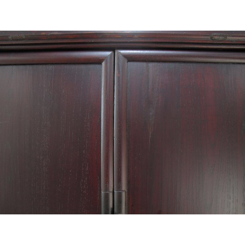 19th Century Chinese Elm Wardrobe Armoire