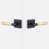 Matte Black/Satin Brass