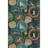Icons Wallpapers 32.8' L x 27.56" W Smooth Wallpaper Roll
